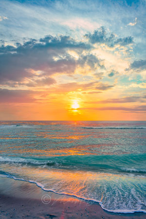 Calm water on the gulf coast