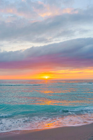 Gulf Coast Sunset vertical