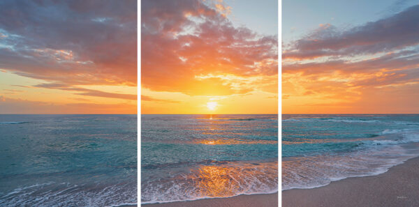 Coastal Colors tryptic – Photography by Mark H. Brown